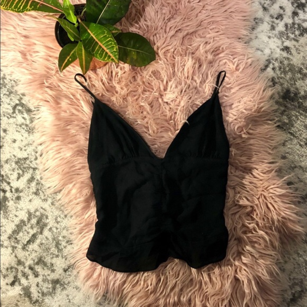 Reformation Ruched Tank